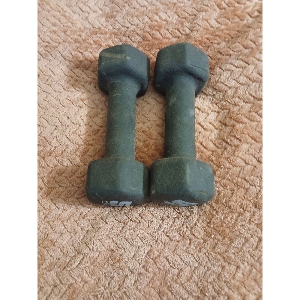 Pair of 5 LB Dumbbells – 10 LB Total – Home Workout Weights